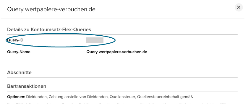 Anzeige Query ID 2
